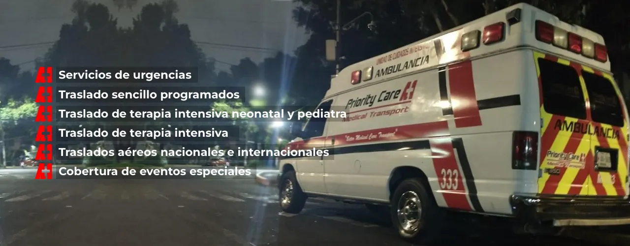 Servicio de Ambulancias en CDMX